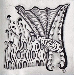 Zentangle Swap  All Tangled Up
